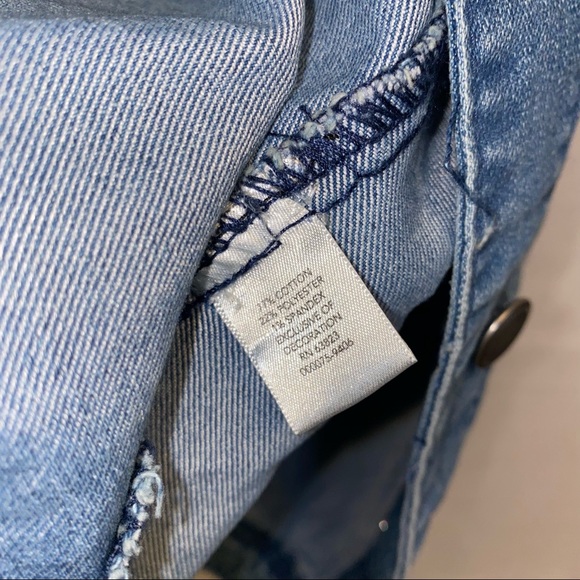 Christopher & Banks Denim Vest with detailed stitching - Medium - Picture 5 of 12